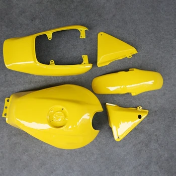 Обновленный комплект обтекателей для Honda CB400 1992 1993 1994-1998 желтый кузов VTEC CB 400 92 93 94 обтекатели обвесы