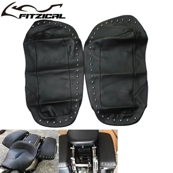 Чехлы для седельных сумок премиум-класса для мотоциклов с гвоздями для Harley Touring Street Glide Ultra Limited Low Road King Special 2014-2022