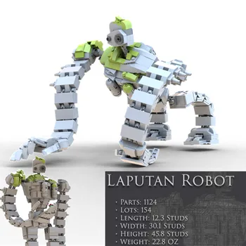 Новый робот MOC Робот Laputan Подходит для MOC-20801 Sky City-модель робота Laputa, строительные блоки, кирпичи, детские игрушки, подарки мальчику на День рождения