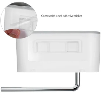ECOCO Настенный Стеллаж для хранения в ванной комнате с вешалкой для полотенец ABS + PS Держатель для хранения туалетных принадлежностей Кухонная стойка для хранения ящиков 4