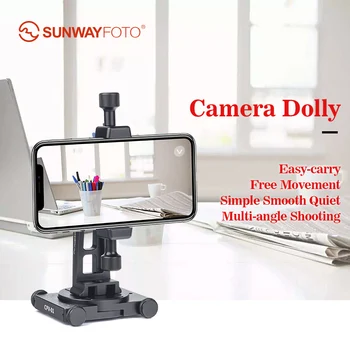 SUNWAYFOTO Тележка для мобильного телефона/видеокамеры/CPV-02, шарнирно-сочлененная тележка, многоугловая съемка, бесплатная доставка 4