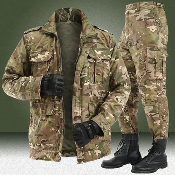 Камуфляжный тактический мужской костюм Military Combat Cp Softair Армейская военная форма Тактическое снаряжение Ww2 Униформа Рабочая одежда Костюм