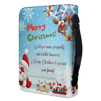 Рождественская Библейская сумка с принтом Рождественского Благословения, Женская сумка для хранения с христианским крестом, женская сумка-тоут с застежкой-молнией 2023 3