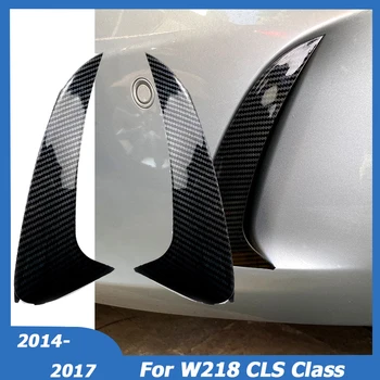 Для Mercedes Benz W218 CLS Class CLS300 CLS400 CLS63 2014-2017 Задний Бампер Canard Splitter Боковое Вентиляционное Отверстие Наклейка Автомобильные Аксессуары