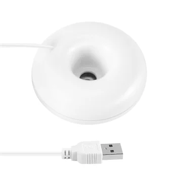 Белый пончик-увлажнитель USB офисный настольный мини-увлажнитель портативный креативный очиститель воздуха белый