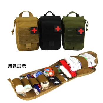 Военная тактическая сумка EDC, поясной ремень, охотничий жилет, набор аварийных инструментов, уличная медицинская аптечка для выживания в кемпинге