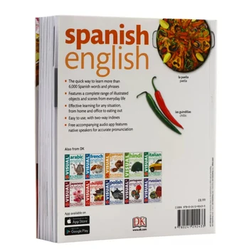 DK Испано-Английский двуязычный визуальный словарь Двуязычный контрастный графический словарь 1