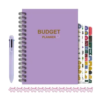 Планировщик бюджета на месяц Спиральный дизайн Планировщик бюджета И органайзер для счетов Книга Учета доходов расходов Сберегательный подарок