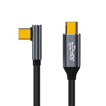 Кабель USB C-C 3.1 Gen2 Мощностью 100 Вт, Видеовыход 4K60Hz, Зарядный Провод 20V 5A для SteamDeck Pad Latops 45BA