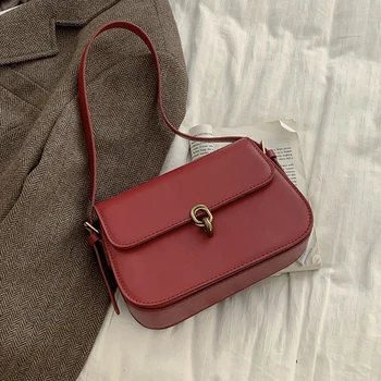 Роскошные дизайнерские красные сумки через плечо для свадьбы, весна 2024, новая модная сумка-мессенджер, Темпераментная элегантная женская сумка подмышками.