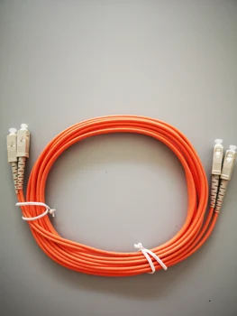Оптоволоконный соединительный кабель OM2, многомодовый волоконно-оптический соединительный кабель SC к SC, двухшпиндельный 62,5/125 мкм, 3 м 1