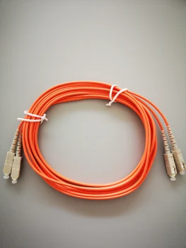 Оптоволоконный соединительный кабель OM2, многомодовый волоконно-оптический соединительный кабель SC к SC, двухшпиндельный 62,5/125 мкм, 3 м 2