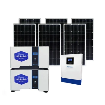 WAKATEK Complete Off Grid 1,5 КВТ Домашняя Солнечная система 3,5 кВт 10 кВт 7,5 кВт Солнечная энергия