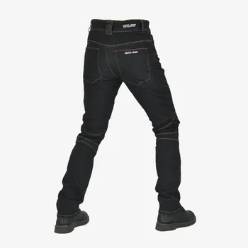 Мужские Гибкие мотоциклетные брюки 4 Seasons UGB, штаны для скоростного спуска, мотокросса, Мотоциклетные джинсы с наколенниками, брюки Moletom 1