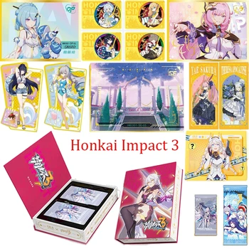 Коллекция игровых карточек Honkai Impact 3 Райден Мэй Хобби Коллекционирование Карточек Броня Зайчик Фу Хуа Элизия Подарки из коллекции Аниме