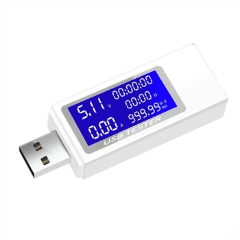 USB-тестер Измеритель тока 4-30 В, измеритель напряжения, Временной амперметр, Цифровой монитор, индикатор отключения питания, тестер зарядного устройства