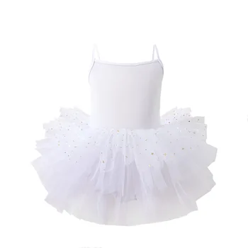 Платье-пачка принцессы для маленьких девочек без рукавов, пышное балетное платье для малышей, черная Розовая белая одежда для вечеринок и танцев, детская одежда от 1 до 8 лет