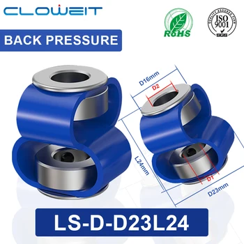 Cloweit LS D D23L24 8-Шрифтовая Кодирующая муфта, Двойная петля, Гибкий Электрический разъем для 3D-принтера с ЧПУ из алюминиевого сплава
