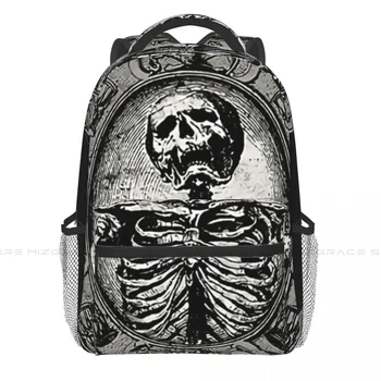 Винтажные рюкзаки Occult The Death Satan, Тайна карты Таро, повседневная школьная сумка с принтом, женские мужские дорожные сумки, рюкзак для ноутбука