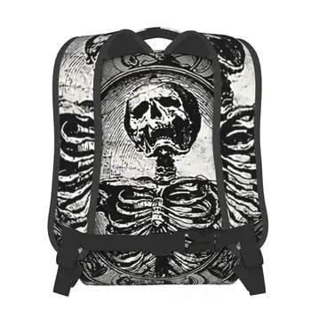 Винтажные рюкзаки Occult The Death Satan, Тайна карты Таро, повседневная школьная сумка с принтом, женские мужские дорожные сумки, рюкзак для ноутбука 1