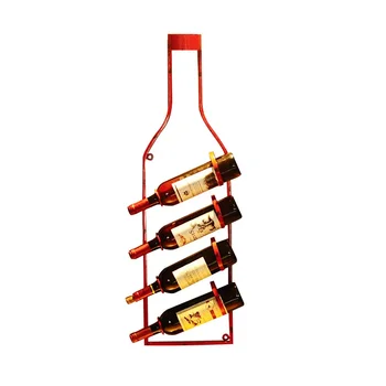 Винтажный винный стеллаж, настенный домашний ресторан, бар, настенный кулон, лофт, креативное украшение, настенный держатель для винных бутылок