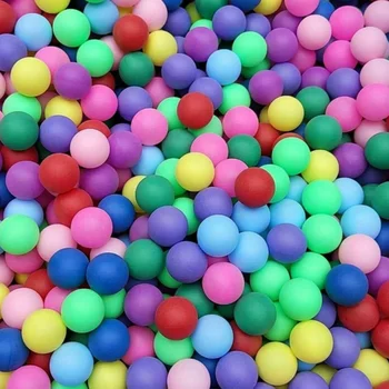 Красочные шарики для пинг-понга ABS 40 + случайных разноцветных мячей для настольного тенниса для занятий спортом на открытом воздухе, развлекательных групповых игр, поделок 4