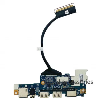 Для Dell Latitude 3410 3510 Кнопка Включения USB Аудиопорт Плата ввода-вывода Wlan С Кабелем 0X2HK6 0Y67KR 19A34-1 100% Протестирована