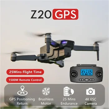Антенна 4K GPS Бесщеточная Складная 5G WiFi С Двойной Камерой RC Drone 25 минут Полета На Расстояние 1500 м Smart Follow Gesture Photo Quadcopter Игрушка