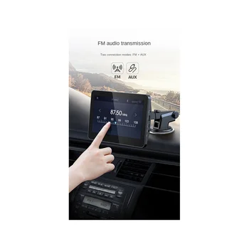FM-передатчик AUX автомобильный MP5-плеер Беспроводной Wifi Сенсорный экран для Apple CarPlay Android без заднего вида
