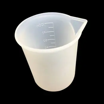 Практичный силиконовый мерный стаканчик для распределения жидкой эпоксидной смолы для смешивания 3
