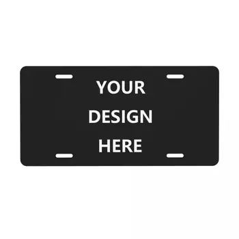 Создайте свой дизайн здесь, на крышке номерного знака, добавьте свою собственную фотографию, текст, логотип, декоративную табличку, алюминиевую металлическую табличку с номерным знаком
