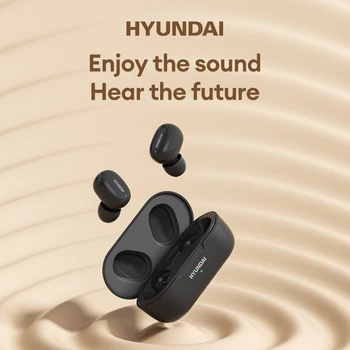 Оригинальные Наушники HYUNDAI HY-T16 HIFI Sound Wireless Bluetooth 5.3 TWS С Низкой Задержкой И Длительным Режимом ожидания, Игровые Наушники, Новые 2