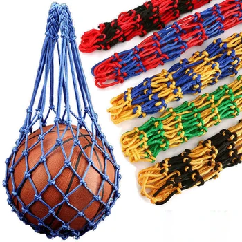 Сумка для футбольной сетки, Нейлоновая сумка для хранения Bold, переносное оборудование для переноски одного мяча, сумка для спорта на открытом воздухе, футбола, баскетбола, волейбола 2