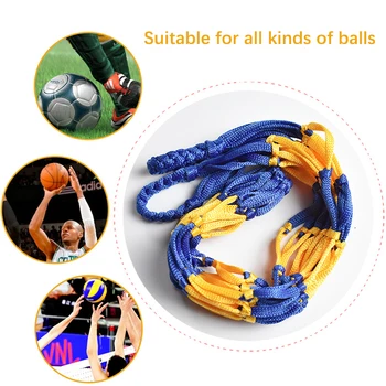 Сумка для футбольной сетки, Нейлоновая сумка для хранения Bold, переносное оборудование для переноски одного мяча, сумка для спорта на открытом воздухе, футбола, баскетбола, волейбола 4