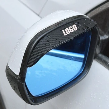 Автомобильное Зеркало Заднего Вида С Дождевым Козырьком Для Бровей Из Углеродного Волокна Для Toyota TRD RAV4 Avensis Yaris Levin Reiz Crown Vios Sienna Аксессуары