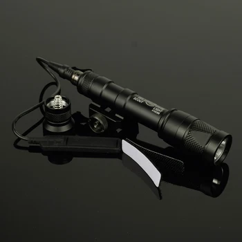 Тактический Surefire M600 M600V Scout Light Охотничий Стробоскопический Фонарик Факел Пистолет Оружие Лантрена Для Планки Пикатинни для HK416 AK47 0