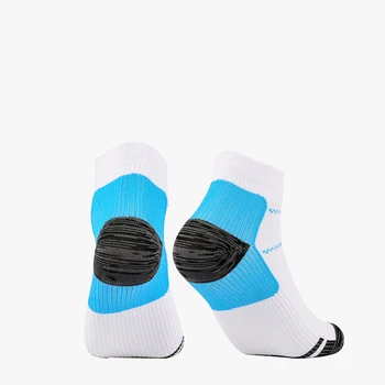 Носки для фитнеса, спортивные носки, Впитывающие пот, Короткие носки Унисекс, Дышащие компрессионные носки для ног, снимающие боль в ногах 4