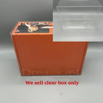 Прозрачная пластиковая коробка из ПЭТ-пластика для защиты игровой консоли Dreamcast DC, чехол для хранения