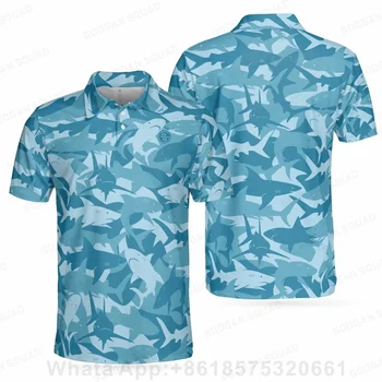 Мужская уличная рубашка-поло большого размера, футболка-поло с коротким рукавом, одежда для рыбалки, гольфа, Быстросохнущие повседневные модные волейбольные топы