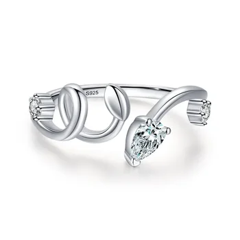 Обручальное кольцо с муассанитом из серебра DR1, вырезанного из колотого льда, для женщин, изысканные ювелирные изделия 4