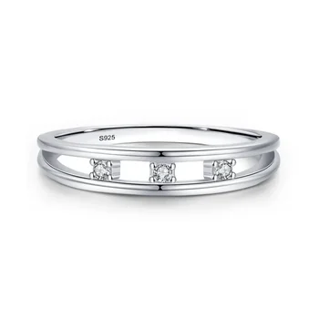 Обручальное кольцо с муассанитом из серебра DR1, вырезанного из колотого льда, для женщин, изысканные ювелирные изделия 5