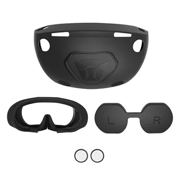 Защитная Крышка Гарнитуры Виртуальной реальности для PS VR2 Силиконовые Очки Крышка Объектива Водонепроницаемая Пылезащитная Защита От Царапин для PlayStation VR2 Accessorie