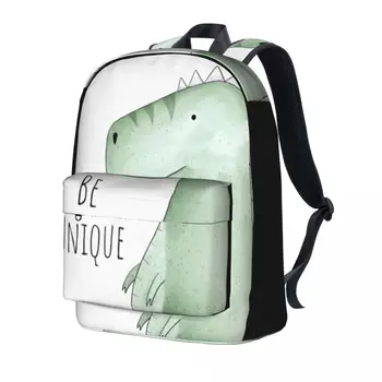 Милый рюкзак с принтом животных, мультяшный динозавр, забавные велосипедные рюкзаки, школьные сумки унисекс для студентов, высококачественный Большой рюкзак