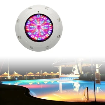 1 Комплект светодиодных ламп для бассейна мощностью 12 В 18 Вт, подводные светодиодные фонари с возможностью изменения цвета RGB IP68 с пультом дистанционного управления (18 Вт) 1