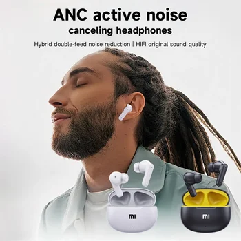 XIAOMI ANC + ENC Bluetooth 5.3 Наушники С Активным Шумоподавлением T80s Беспроводные Вкладыши Оригинальные Наушники Со Встроенным микрофоном 1