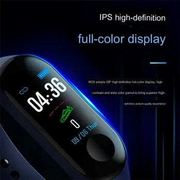 Умный браслет с цветным экраном M3, частота сердечных сокращений, кровяное давление, мониторинг состояния сна, браслет с частотой сердечных сокращений, водонепроницаемый браслет IP67
