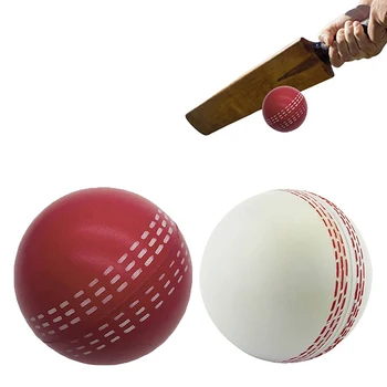 Отскок 6,3 СМ, Прочная игровая Тренировочная практика, Привлекательные Традиционные швы, мяч для крикета для игроков всех возрастов, забавный мягкий полиуретановый материал 0