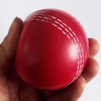 Отскок 6,3 СМ, Прочная игровая Тренировочная практика, Привлекательные Традиционные швы, мяч для крикета для игроков всех возрастов, забавный мягкий полиуретановый материал 4
