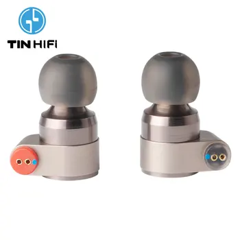 TINHIFI T2 HIFI In Ear Проводные Наушники IEMs с Двойным Динамическим Драйвером 2DD Металлический Басовый Монитор с 2Pin Съемным Кабелем 0,78 мм 3,5 мм