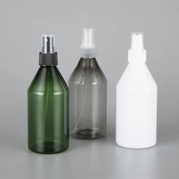 20шт 300 мл Пустой Белый Зеленый Серый Многоразовый Распылительный Насос Пластиковая Бутылка Контейнер Для жидкости Распылитель Духов Бытовая Бутылка
